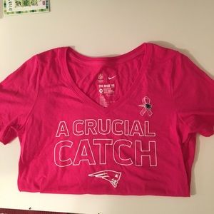 Nike Patriots Breast Cancer Awareness Shirt